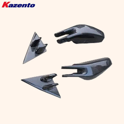 Kazento For Ferrari F430 430 Scuderia 05-09 1K Carbon Mirror Frame with Base Replacement