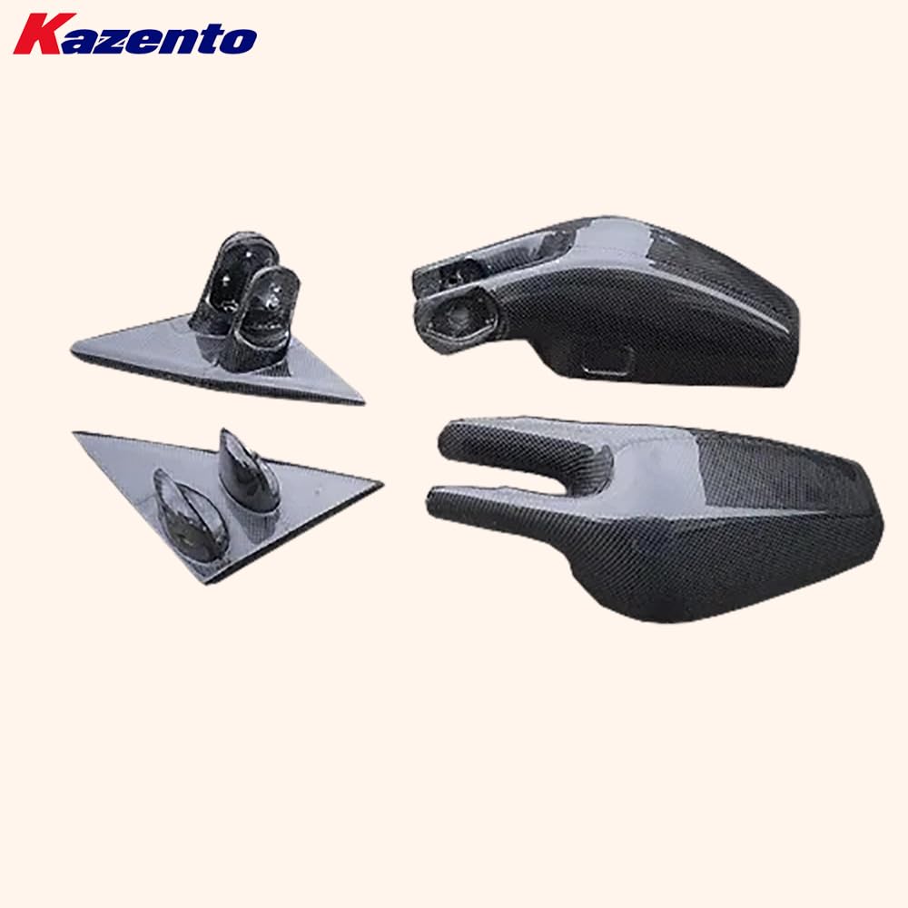 Kazento For Ferrari F430 430 Scuderia 05-09 1K Carbon Mirror Frame with Base Replacement