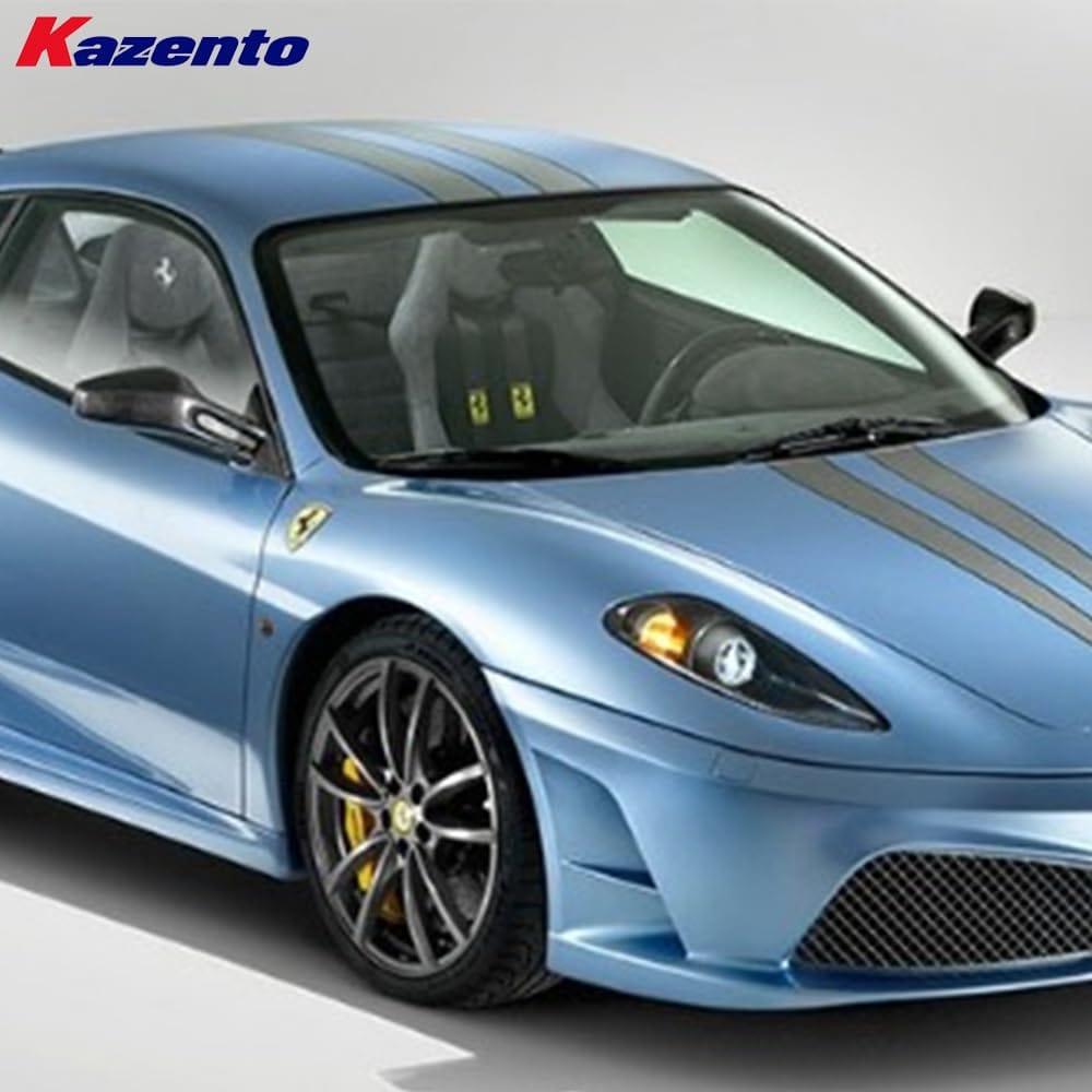 Kazento For Ferrari F430 430 Scuderia 05-09 1K Carbon Mirror Frame with Base Replacement