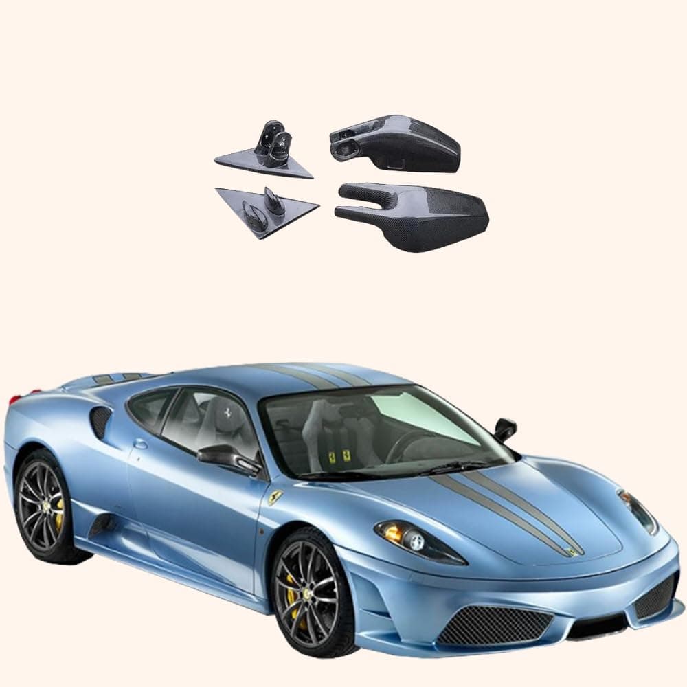 Kazento For Ferrari F430 430 Scuderia 05-09 1K Carbon Mirror Frame with ...