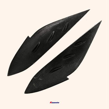 Kazento For Fit 2021+ GR9 For Honda Carbon Fiber Hood Bumper Headlight Eye Lid Eyebrow KZ Style Kazento Carbon Parts 车身侧板 GR9-EYE-KZ-CF
