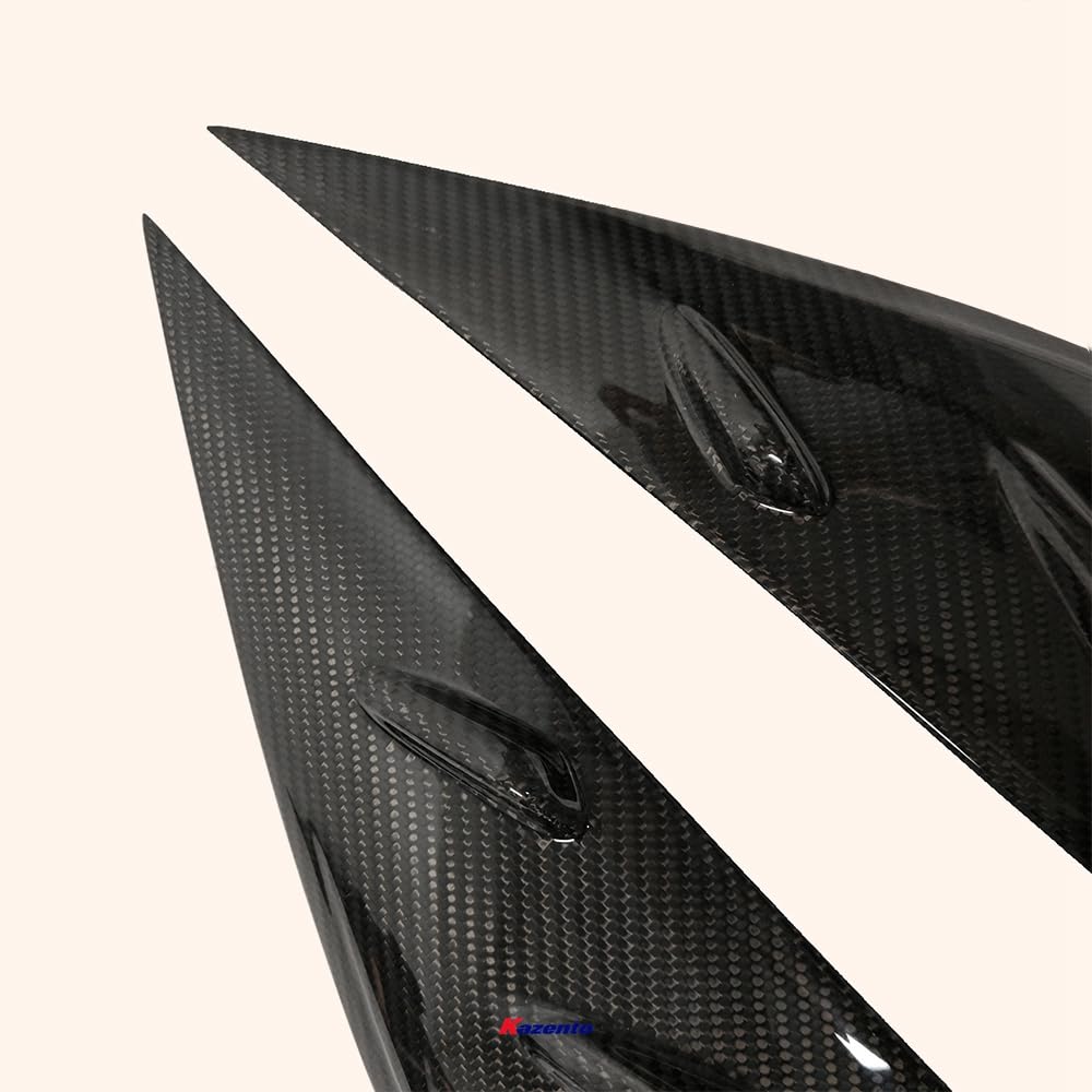 Kazento For Fit 2021+ GR9 For Honda Carbon Fiber Hood Bumper Headlight Eye Lid Eyebrow KZ Style
