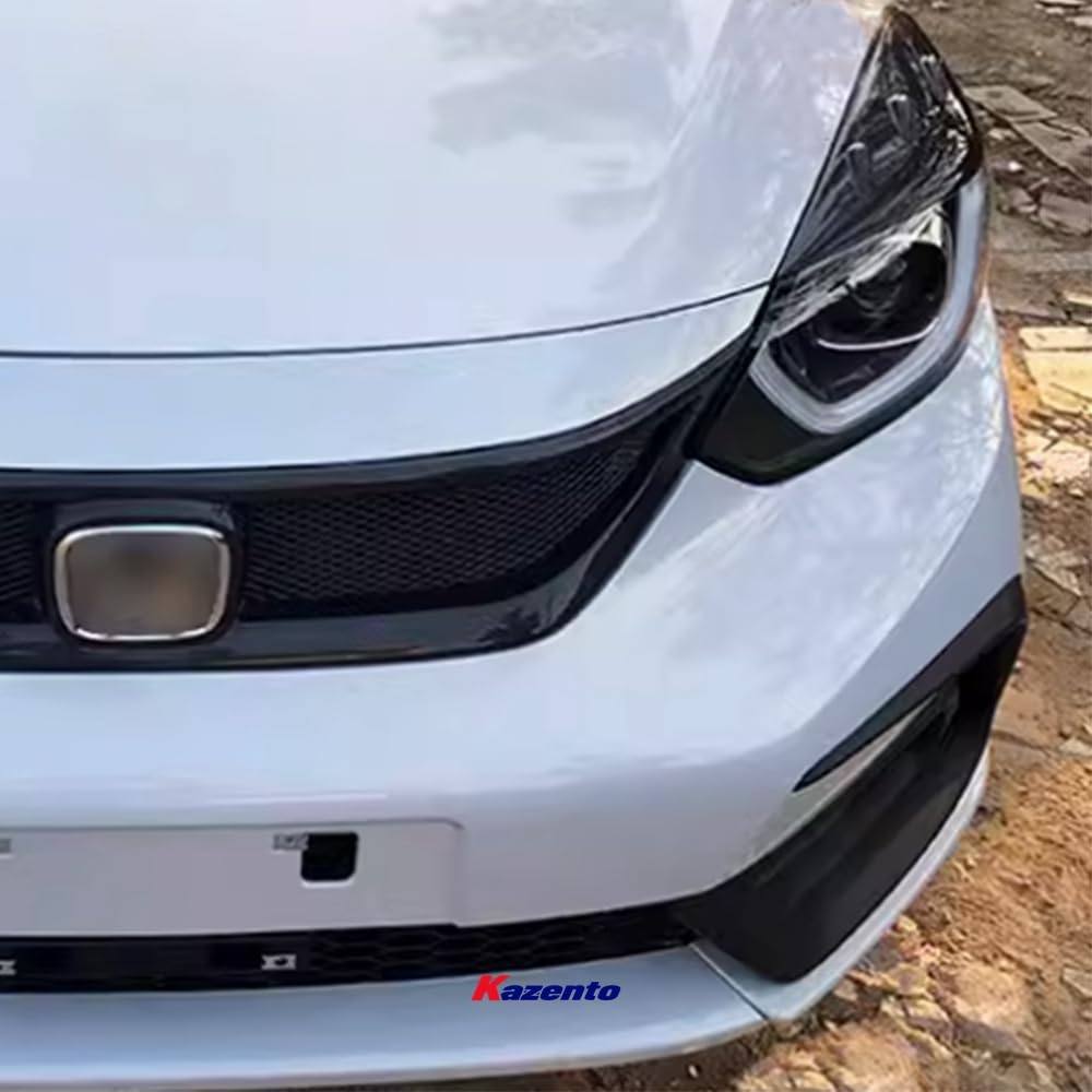 Kazento For Fit 2021+ GR9 For Honda Carbon Fiber Hood Bumper Headlight Eye Lid Eyebrow KZ Style
