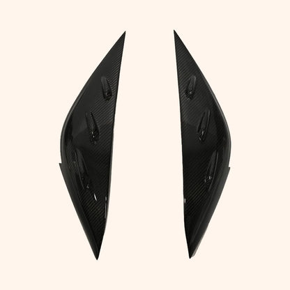 Kazento For Fit 2021+ GR9 For Honda Carbon Fiber Hood Bumper Headlight Eye Lid Eyebrow KZ Style