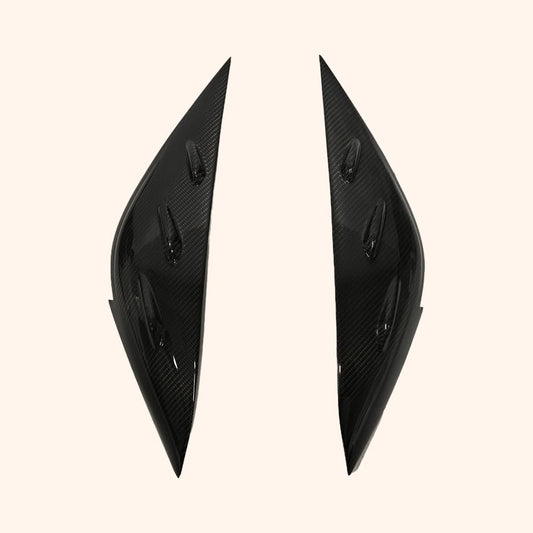 Kazento For Fit 2021+ GR9 For Honda Carbon Fiber Hood Bumper Headlight Eye Lid Eyebrow KZ Style