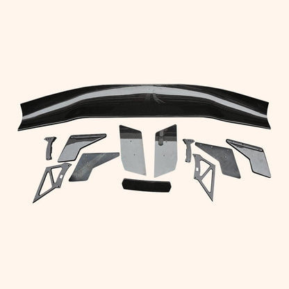 Kazento For Ford 2024+ Mustang  S650 GT Carbon AP Style Rear Trunk GT Spoiler Wing Kazento Carbon Parts 车身侧板 MUST24-RS-GT-AP-CF