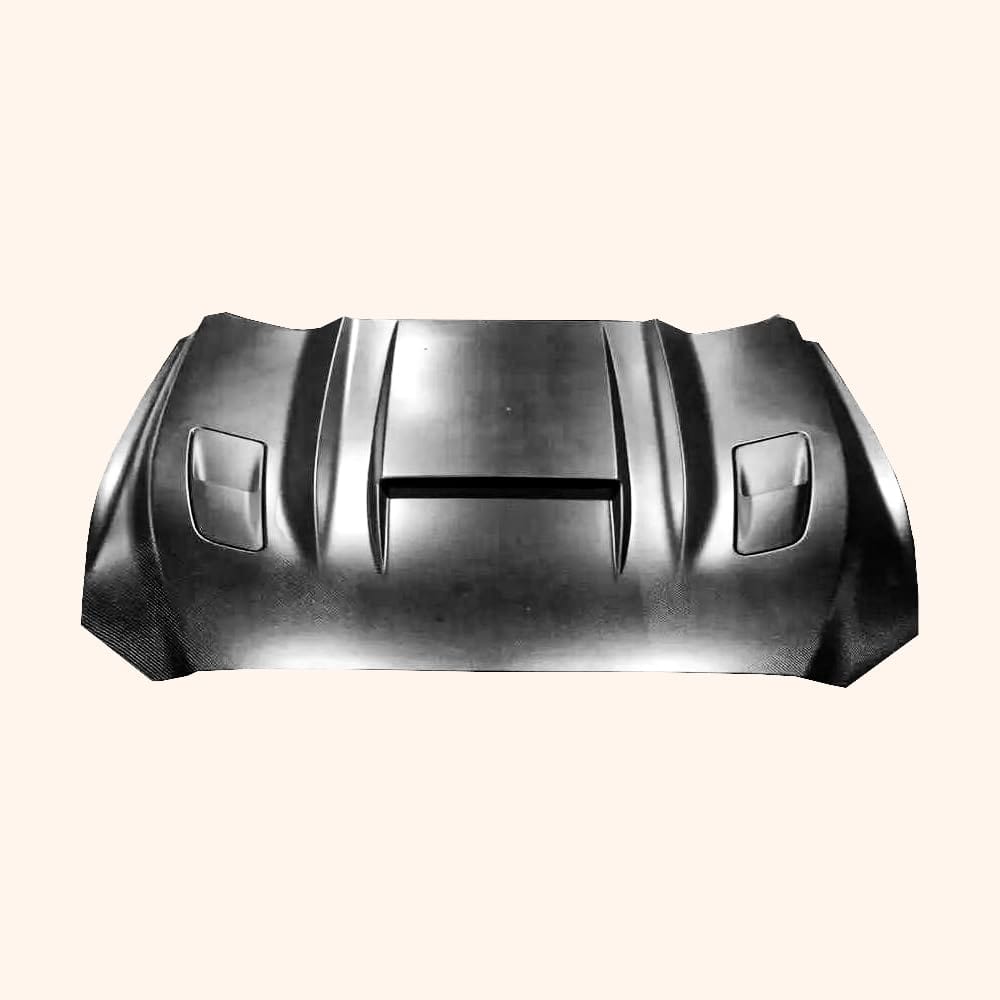 Kazento For Ford Mustang 2 Door 2015-17 Carbon KZ Style Front Vented Cooling Hood Bonnet