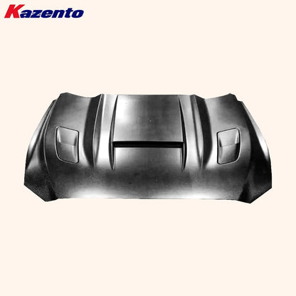 Kazento For Ford Mustang 2 Door 2015-17 Carbon KZ Style Front Vented Cooling Hood Bonnet