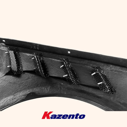 Kazento For Ford Mustang S650 2024 GT Style Vented Carbon Fiber Side Front Fender Pair Kazento Carbon Parts 车身侧板 MUST24-FF-GTD-CF