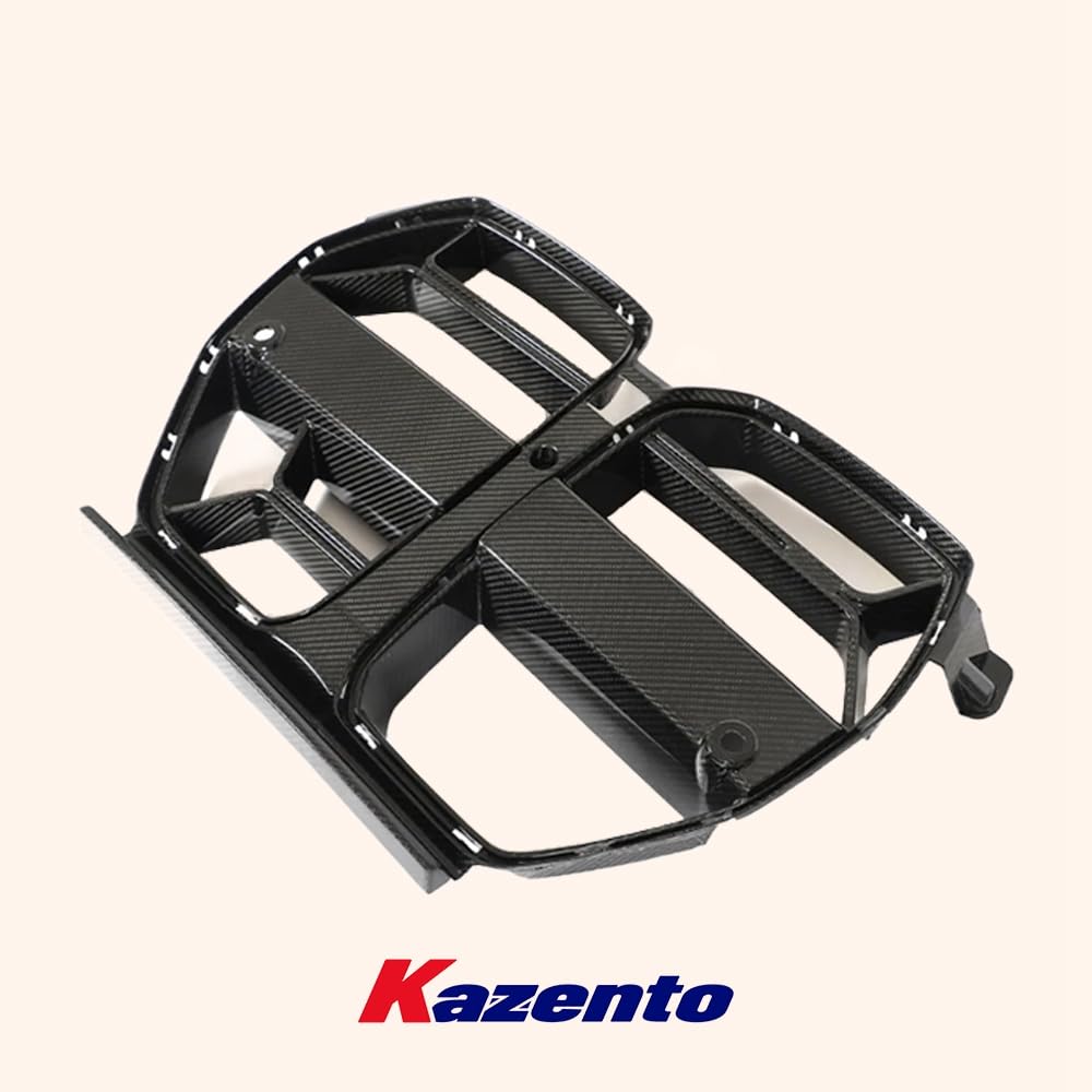 Kazento For G80 M3 G82 G83 M4 CLS 2020-2022 Dry Carbon Fiber Front Bumper Grille Kazento Carbon Parts 车身侧板 G82M4-FG-CSL-DCF