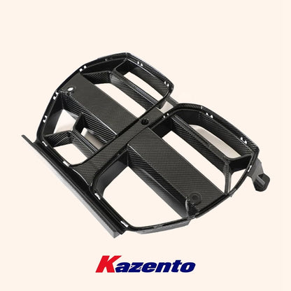 Kazento For G80 M3 G82 G83 M4 CLS 2020-2022 Dry Carbon Fiber Front Bumper Grille Kazento Carbon Parts 车身侧板 G82M4-FG-CSL-DCF