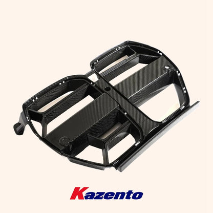 Kazento For G80 M3 G82 G83 M4 CLS 2020-2022 Dry Carbon Fiber Front Bumper Grille Kazento Carbon Parts 车身侧板 G82M4-FG-CSL-DCF
