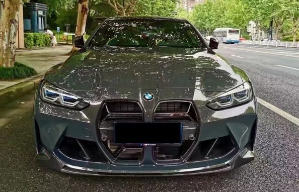 Kazento For G80 M3 G82 G83 M4 CLS 2020-2022 Dry Carbon Fiber Front Bumper Grille Kazento Carbon Parts 车身侧板 G82M4-FG-CSL-DCF