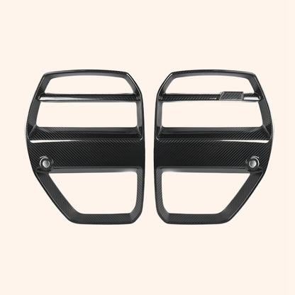 Kazento For G80 M3 G82 G83 M4 VT Style 20-22 Dry Carbon Fiber Front Bumper Grille Kazento Carbon Parts 车身侧板 G82M4-FG-V-DCF