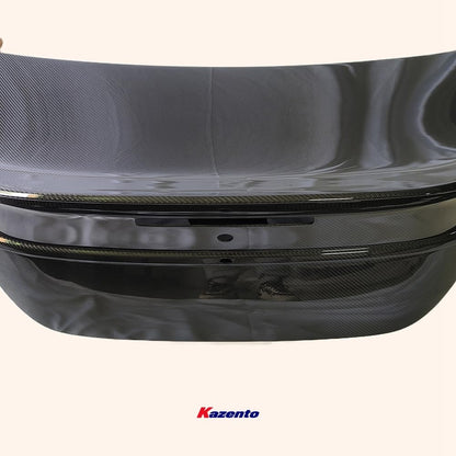 Kazento For GR86 2022+ BRZ ZD8 ZN8 Ducktail Style Carbon Fiber Rear Trunk Lid Deck Kazento Carbon Parts 车身侧板 GR86-TRUNK-DC-CF