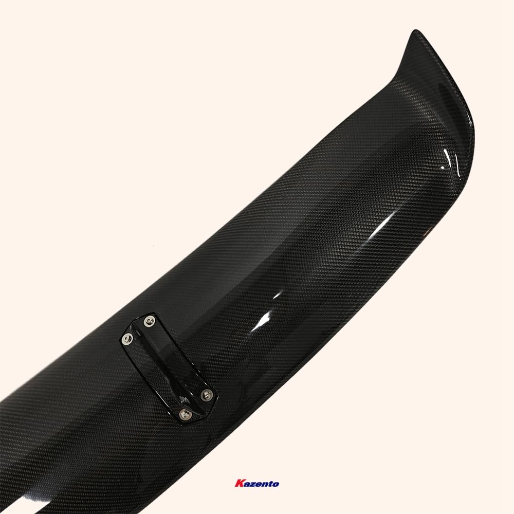 Kazento For GR86 BRZ FL5 CIVIC MX5 WRX IMPREZA KZ Style Carbon Fiber Rear Trunk Spoiler Kazento Carbon Parts 车身侧板 UNIVER-RS-KZA-CF-A