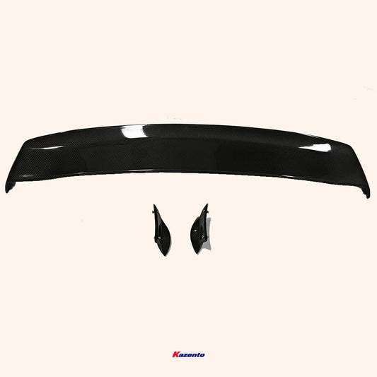 Kazento For GR86 BRZ FL5 CIVIC MX5 WRX IMPREZA KZ Style Carbon Fiber Rear Trunk Spoiler Kazento Carbon Parts 车身侧板 UNIVER-RS-KZA-CF-A