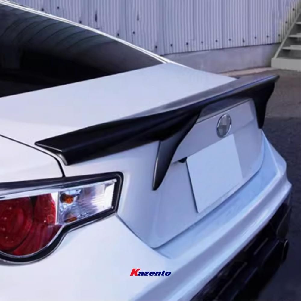 Kazento For GT86 13-20 BRZ AB Style For Toyota Carbon Fiber Rear Bumper Trunk Spoiler Wing