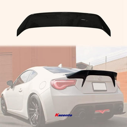 Kazento For GT86 13-20 BRZ AB Style For Toyota Carbon Fiber Rear Bumper Trunk Spoiler Wing
