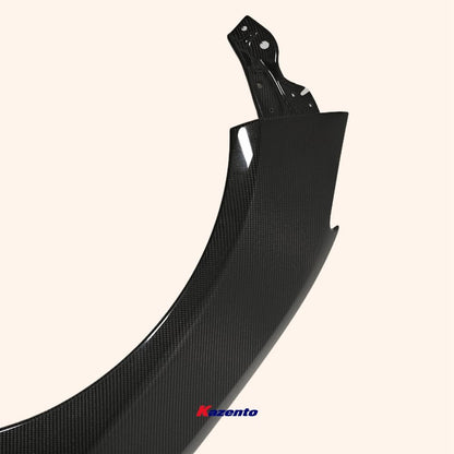Kazento For GT86 13-20 BRZ For Toyota Vented KZ2 Carbon Fiber Front Bumper Fender Pair Kazento Carbon Parts 车身侧板 GT86-FF-KZ2-CF