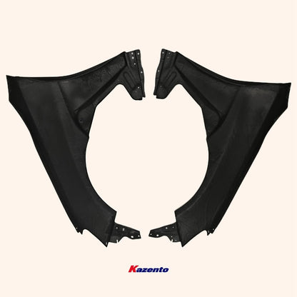 Kazento For GT86 13-20 BRZ For Toyota Vented KZ2 Carbon Fiber Front Bumper Fender Pair Kazento Carbon Parts 车身侧板 GT86-FF-KZ2-CF