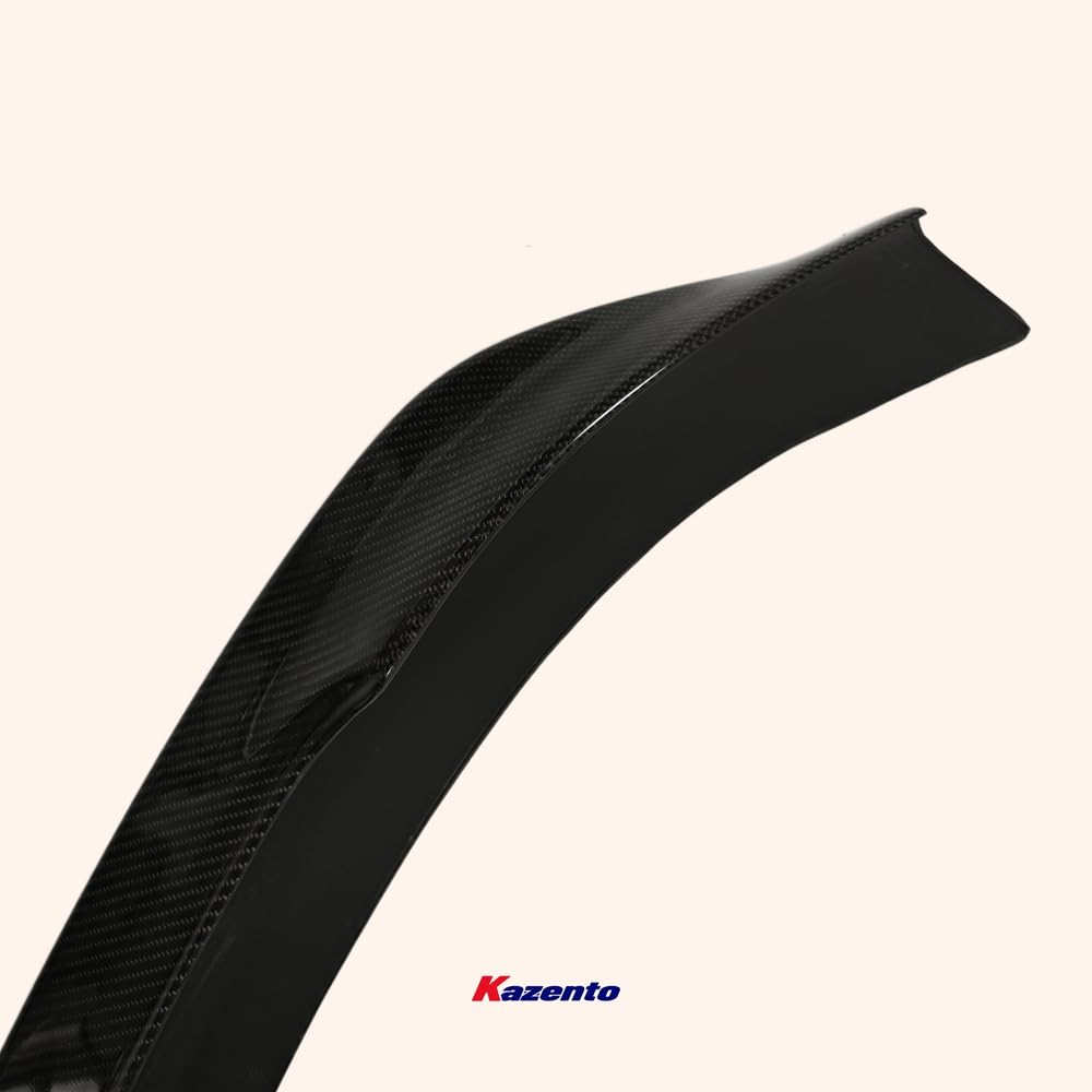 Kazento For GT86 13-20 BRZ TRD-Style For Toyota Carbon Fiber Rear Trunk Bumper Spoiler Wing Kazento Carbon Parts 车身侧板 GT86-RS-TD-CF
