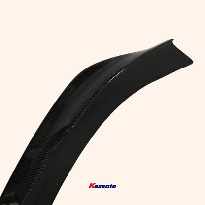 Kazento For GT86 13-20 BRZ TRD-Style For Toyota Carbon Fiber Rear Trunk Bumper Spoiler Wing Kazento Carbon Parts 车身侧板 GT86-RS-TD-CF
