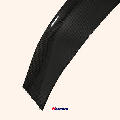 Kazento For GTR R35 2008-2016 For Nissan Carbon Fiber Rear A Style Bumper Trunk GT Spoiler Kazento Carbon Parts 车身侧板 R35-RS-AP-CF