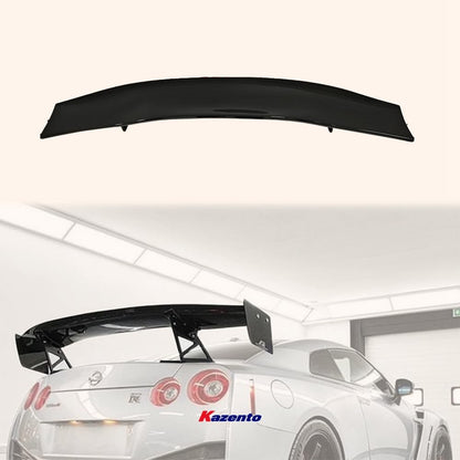 Kazento For GTR R35 2008-2016 For Nissan Carbon Fiber Rear A Style Bumper Trunk GT Spoiler Kazento Carbon Parts 车身侧板 R35-RS-AP-CF