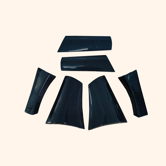 Kazento For GTR R35 2009-2016 For NISSAN VA Style  Carbon Fiber Front Fender Vents 6PCS