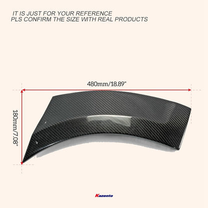 Kazento For Gtr R35 2013 Ver Vrs Style For Nissan Front Fender Extension (For Oe Early Front Bumper) Carbon Fiber Kazento Carbon Parts 车身侧板 R35-FFX-EARLY-CF