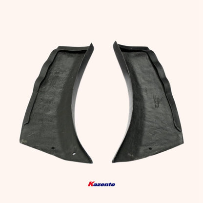 Kazento For Gtr R35 2013 Ver Vrs Style For Nissan Front Fender Extension (For Oe Late Front Bumper) Fiber Glass Kazento Carbon Parts 车身侧板 R35-FFX-LATE-FRP