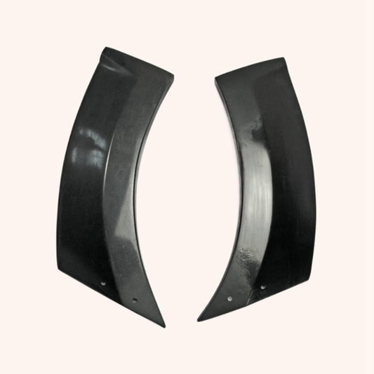 Kazento For Gtr R35 2013 Ver Vrs Style For Nissan Front Fender Extension (For Oe Late Front Bumper) Fiber Glass Kazento Carbon Parts 车身侧板 R35-FFX-LATE-FRP