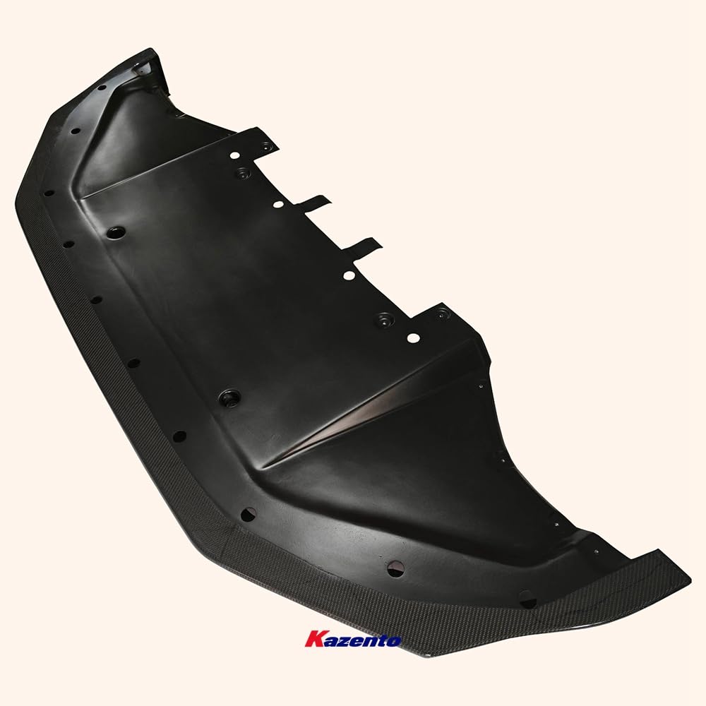 Kazento For GTR R35 2017 -2022 For Nissan Carbon Fiber BL Style Front Bumper Lip Splitter Kazento Carbon Parts 车身侧板 R35-FL-BLZ-17-CF