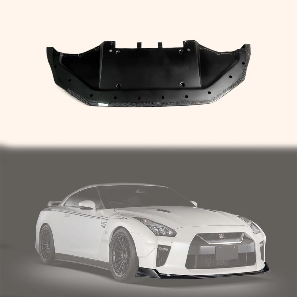 Kazento For GTR R35 2017 -2022 For Nissan Carbon Fiber BL Style Front Bumper Lip Splitter Kazento Carbon Parts 车身侧板 R35-FL-BLZ-17-CF