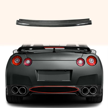 Kazento For GTR R35  2017ON OE For Nissan Rear Lip Diffuser Center Lip Panel Carbon Fiber