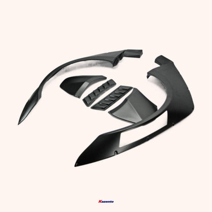 Kazento For Gtr R35 Cba Dba Lbv2 Style For Nissan Wide Front Fender Fiber Glass Kazento Carbon Parts 车身侧板 R35-FF-LB-V2-FRP