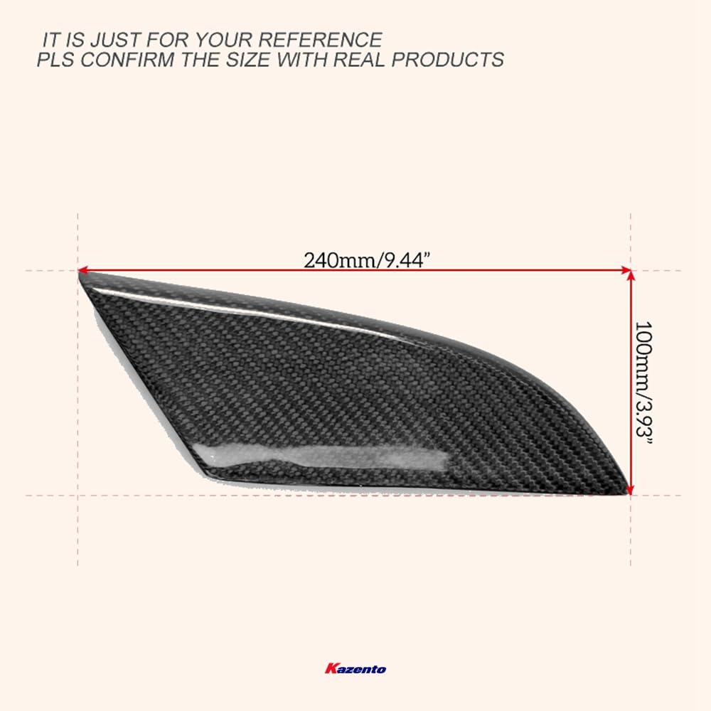 Kazento For Gtr R35 Epa For Nissan Front Fender Side Canard Carbon Fiber