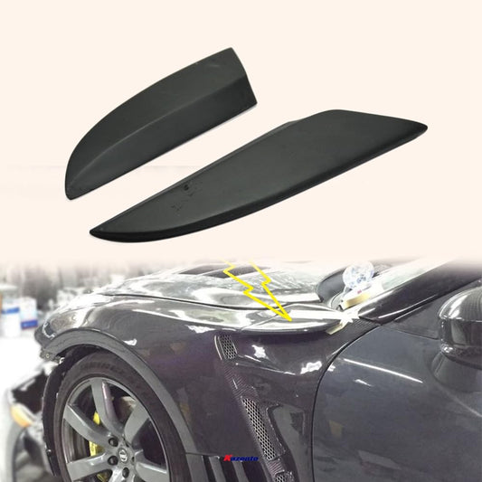 Kazento For Gtr R35 Epa For Nissan Front Fender Side Canard Fiber Glass Kazento Carbon Parts 车身侧板 R35-CANA-FF-EPA-FRP