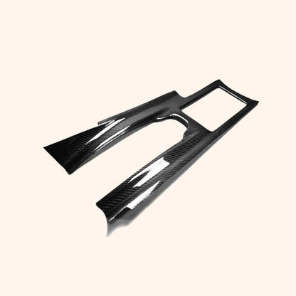 Kazento For GTR R35  For Nissan Carbon Fiber Interior Trim Center  Console Cover Panel LHD Kazento Carbon Parts 车身侧板 Carbon fiber R35-CONSOLE-LHD-CF