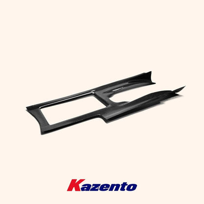 Kazento For GTR R35  For Nissan Carbon Fiber Interior Trim Center  Console Cover Panel LHD