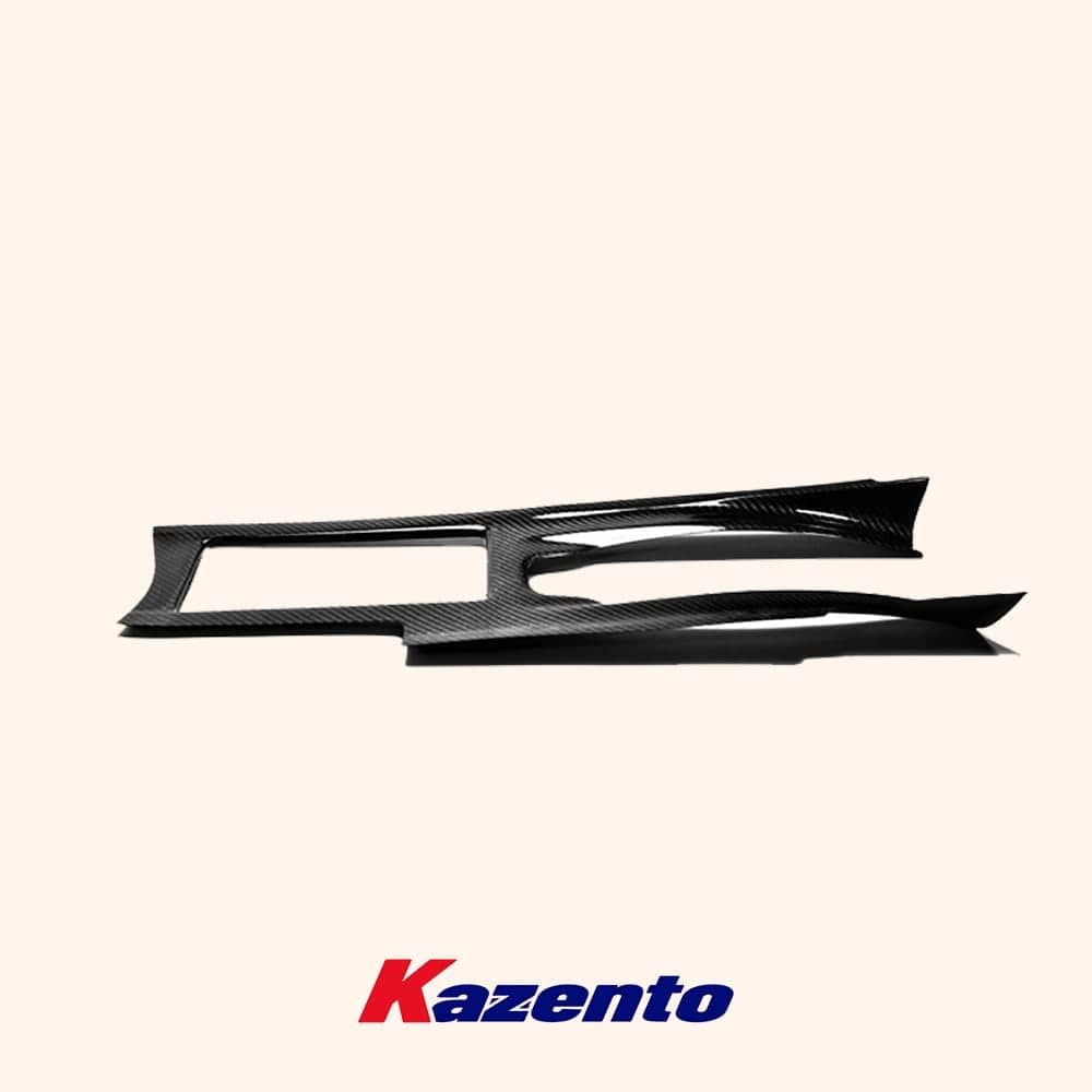 Kazento For GTR R35  For Nissan Carbon Fiber Interior Trim Center  Console Cover Panel LHD