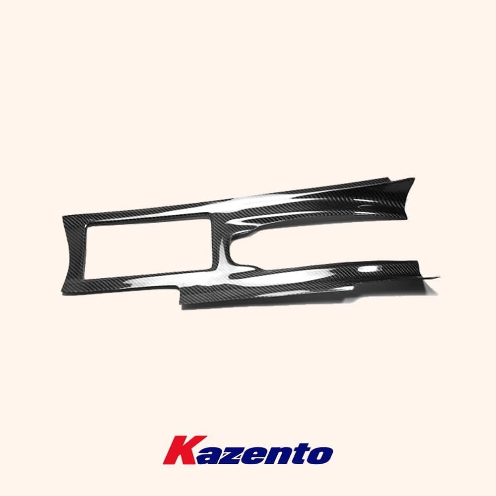 Kazento For GTR R35  For Nissan Carbon Fiber Interior Trim Center  Console Cover Panel LHD