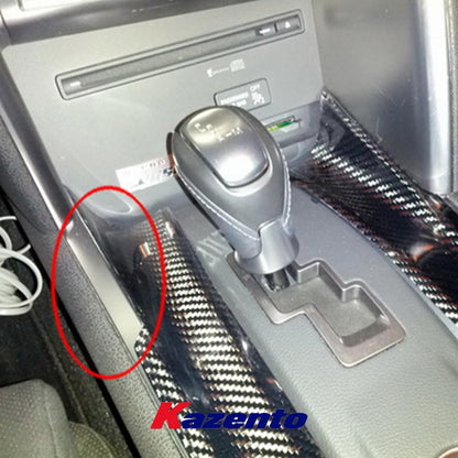 Kazento For GTR R35  For Nissan Carbon Fiber Interior Trim Center  Console Cover Panel LHD