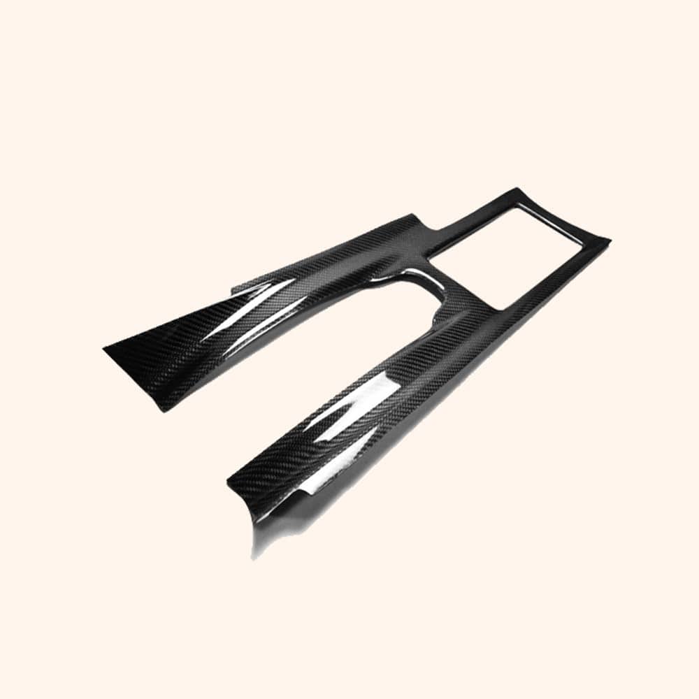 Kazento For GTR R35  For Nissan Carbon Fiber Interior Trim Center  Console Cover Panel LHD