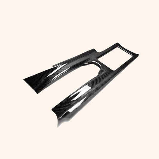 Kazento For GTR R35  For Nissan Carbon Fiber Interior Trim Center  Console Cover Panel LHD