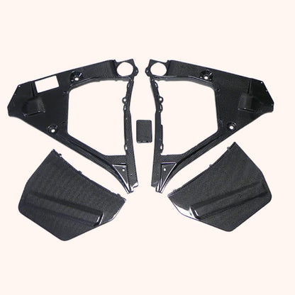 Kazento For GTR R35 For Nissan Front Engine Bay Compartment Cover Carbon Fiber Pair Kazento Carbon Parts 车身侧板 R35-COMPART-OE-CF