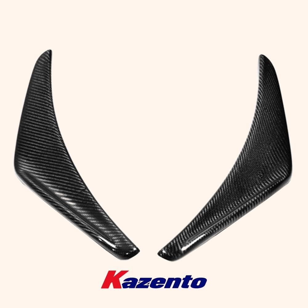 Kazento For Honda 02-06 Integra DC5 Acura RSX Carbon Fiber Front Bumper Splitter Canard Kazento Carbon Parts 车身侧板 DC5-CANA-CF