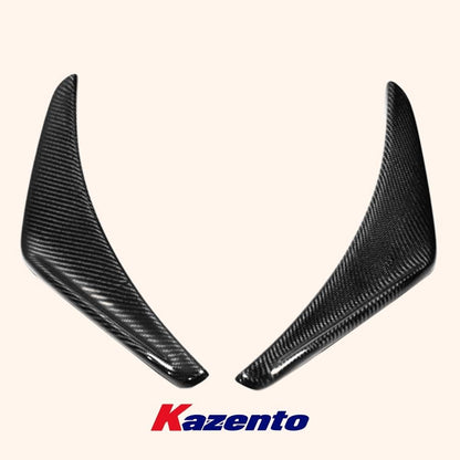 Kazento For Honda 02-06 Integra DC5 Acura RSX Carbon Fiber Front Bumper Splitter Canard Kazento Carbon Parts 车身侧板 DC5-CANA-CF