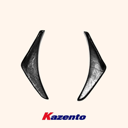Kazento For Honda 02-06 Integra DC5 Acura RSX Carbon Fiber Front Bumper Splitter Canard Kazento Carbon Parts 车身侧板 DC5-CANA-CF